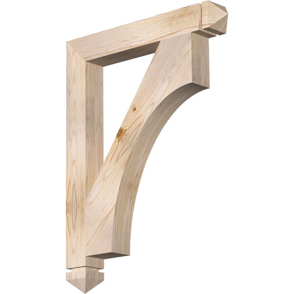 Ekena Millwork Westlake Arts & Crafts Smooth Bracket, Douglas Fir, 3 1/2"W x 26"D x 34"H BKT04X26X34WTL03SDF - main